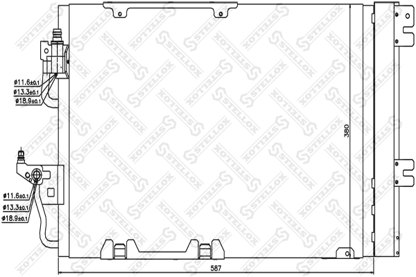 Конденсатор кондиционера General Motors 93178959 цена, от 97.23 USD