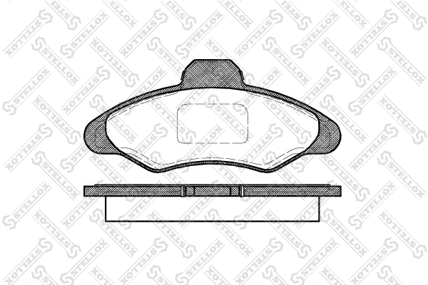 Передние тормозные колодки F1276 PSP
