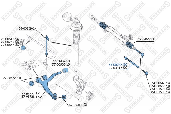 7700697620 Renault (RVI) Тяги рулевые