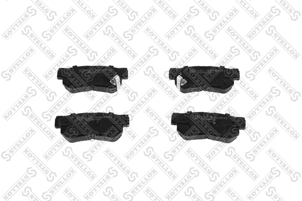 757002BSX Stellox Колодки тормозные дисковые комплект