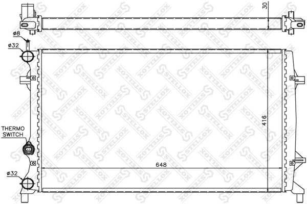  Радиатор Volkswagen Jetta 6