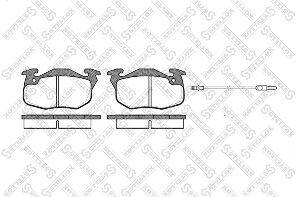 Передние тормозные колодки S700049 Polcar