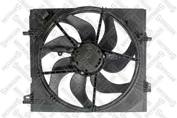Купить 27C123W2 Polcar Диффузор вентилятора в сборе с мотором и крыльчаткой