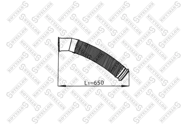 Гофра приемной трубы Hobi 77845 цена, от 77.70 USD