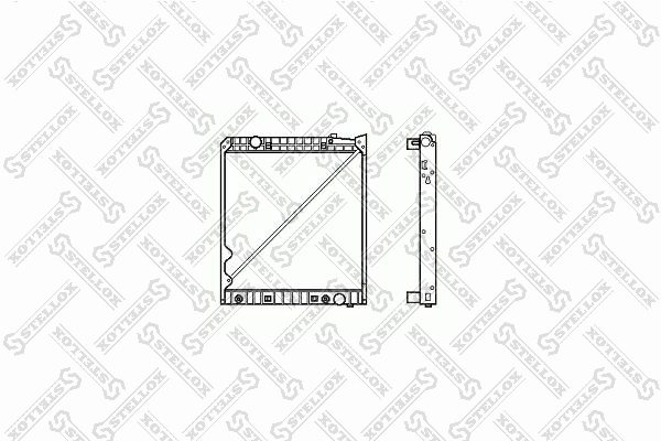 Радиатор охлаждения двигателя Mercedes 9425002903 цена, от 243.67 USD