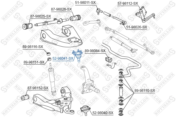 Верхняя шаровая опора Raiso RL433685T цена, от 10.95 USD