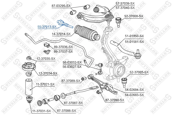 Рулевая тяга H363 Polcar