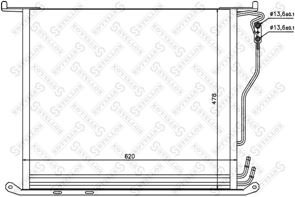 Купить Радиатор кондиционера Мерседес-бенц С  W220