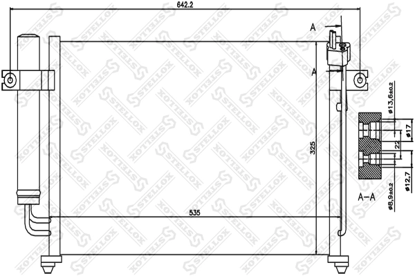 Конденсатор кондиционера Sato Tech C12200 цена, от 80.88 USD