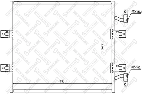 Конденсатор кондиционера AND 42260107 цена, от 68.66 USD