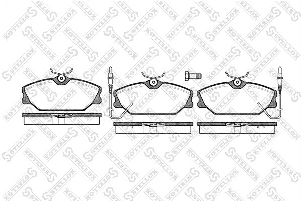 Колодки Renault (RVI) 7701202289 цена, от 13.76 USD