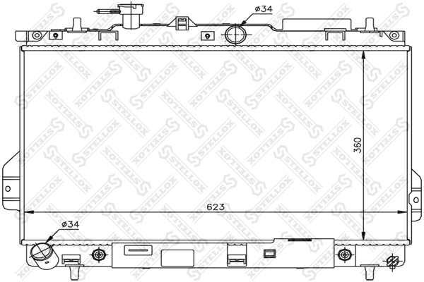 Радиатор 2531017101 Hyundai/Kia