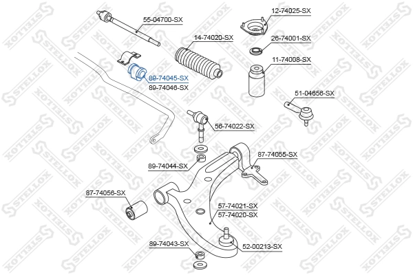 4451331010 Renault (RVI) Разрезная втулка стабилизатора