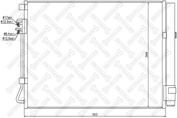 Конденсатор кондиционера Sato Tech C12475 цена, от 77.08 USD