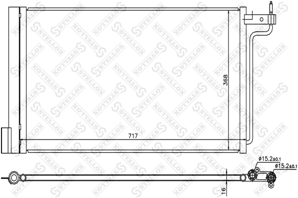 Конденсатор кондиционера Ford Focus III седан (CB8) (2010 - 2020) цена, от 71.38 USD