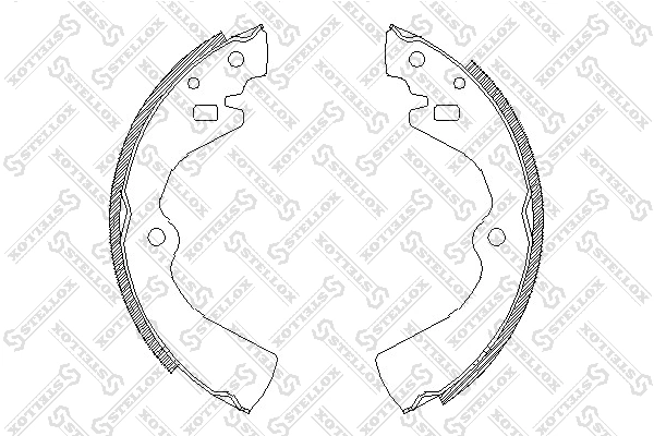 Барабанные колодки Japan Cars C01034JC