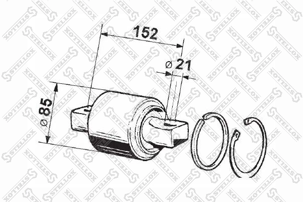 Сайлентблок задней реактивной тяги Errevi 730201 цена, от 26.58 USD