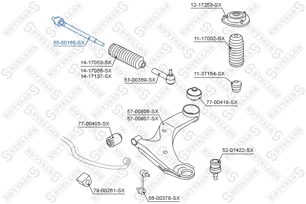 Рулевая тяга Lemforder LMI36418 цена, от 16.46 USD