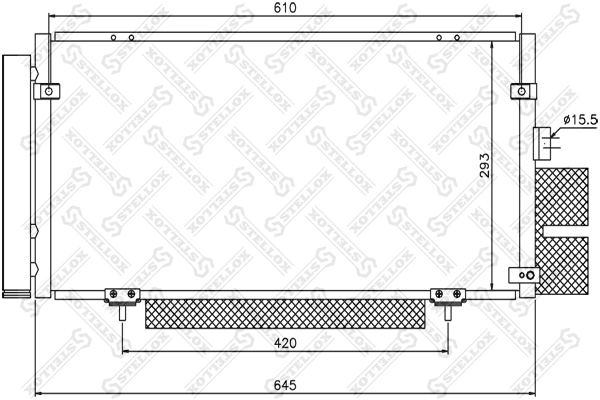 Конденсатор кондиционера AND 42260019 цена, от 76.32 USD