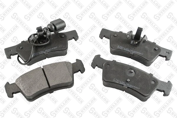 Колодки тормозные задние дисковые STELLOX 000043BSX