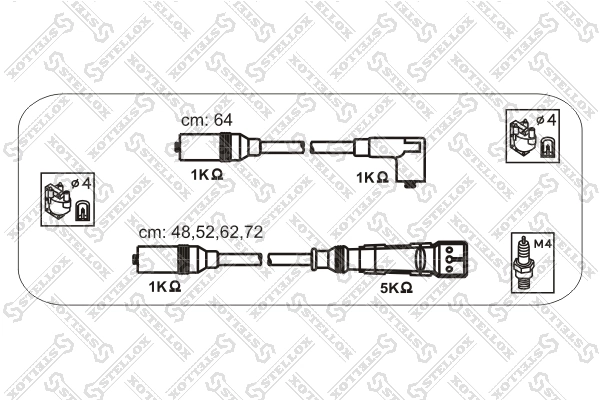 Провода зажигания Volkswagen Polo III седан (6KV2) (1995 - 2001) цена, от 31.22 USD