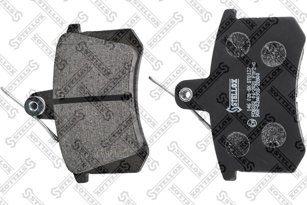 Колодки тормозные задние дисковые STELLOX 146020SX