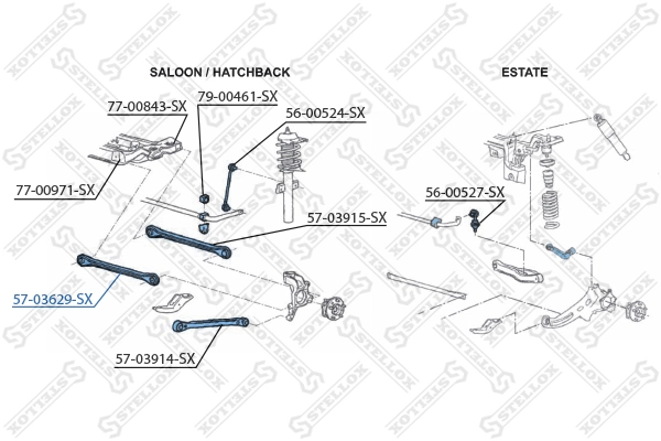 Балансир задний нижний Lemforder LM36682 цена, от 23.58 USD
