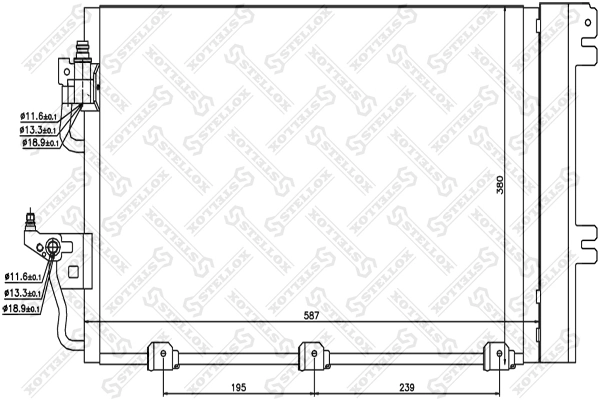 Конденсатор кондиционера AND 42260044 цена, от 100.61 USD