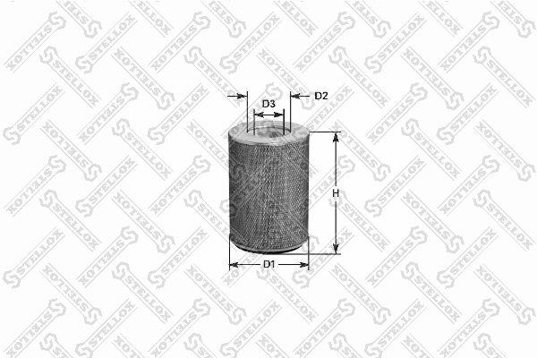 Купить AF0137 Alpha Filter Автомобильный фильтр воздуха