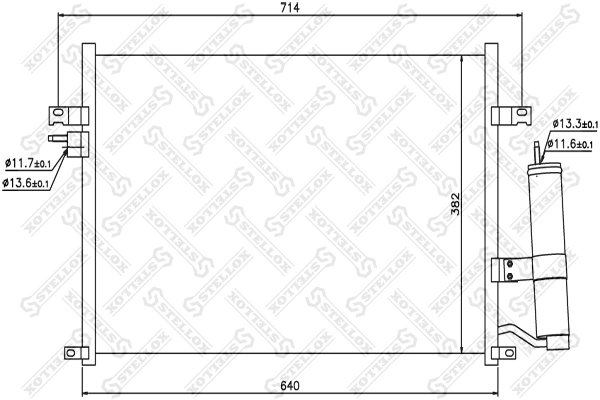 Конденсатор кондиционера Magneti Marelli BC912 цена, от 77.69 USD