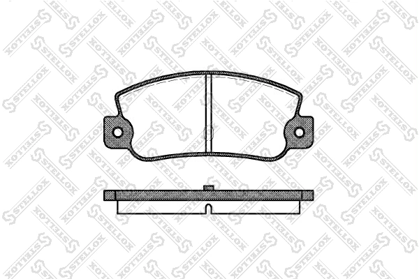 Колодки тормозные дисковые комплект на Fiat Croma I 154