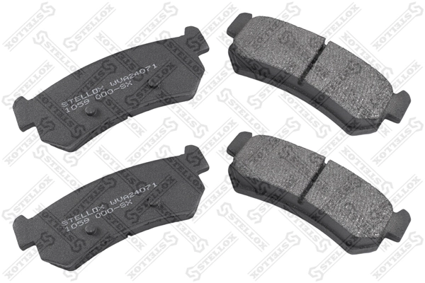 1059000SX Stellox Колодки тормозные дисковые комплект