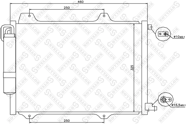 Конденсатор кондиционера AVA SZ5088AVA цена, от 81.80 USD