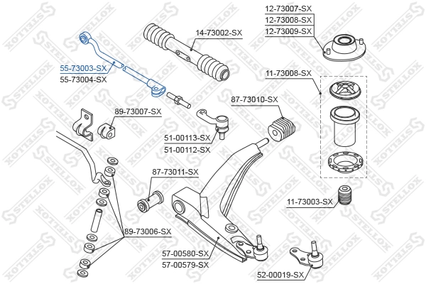  Правая рулевая тяга ZAZ 07848282 цена, от 15.50 USD