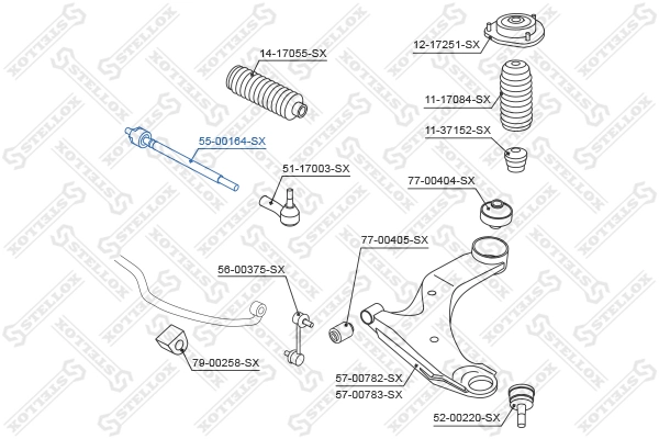 Рулевая тяга Q-top QM0213P цена, от 8.56 USD