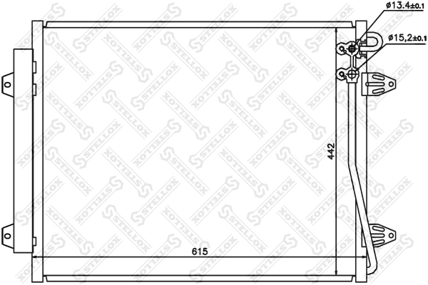 Купить 3C0820411C Renault (RVI) Радиатор системы охлаждения кондиционера