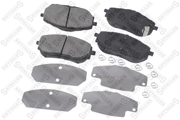 Колодки тормозные передние дисковые STELLOX 000655BSX