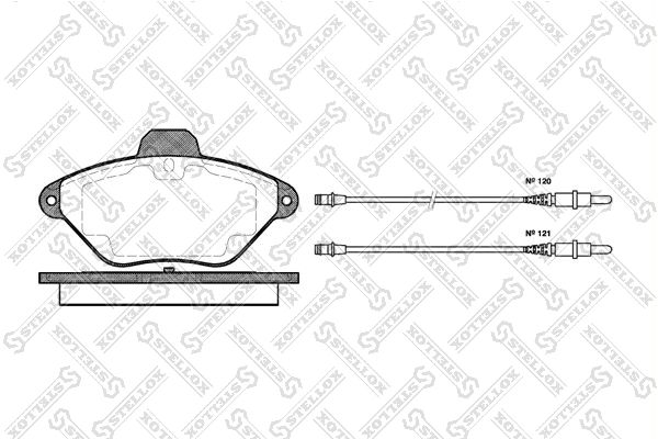 Колодки Starline BDS120 цена, от 18.39 USD