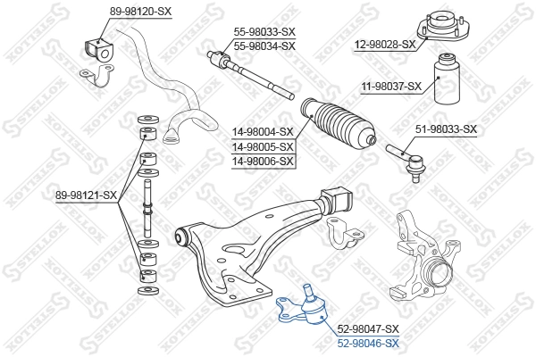 Нижняя правая шаровая опора SKF 45189 цена, от 13.92 USD