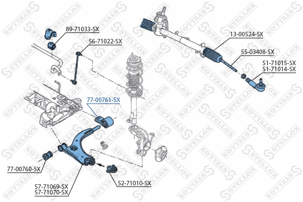 Сайлентблок переднего рычага DD3234460 Mazda