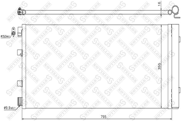 Конденсатор кондиционера Renault Master III фургон (FV) (2010 - 2024) цена, от 84.59 USD