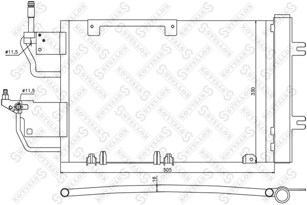 Конденсатор кондиционера AND 42260058 цена, от 77.24 USD