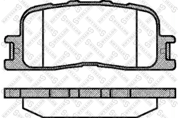 Купить Задние тормозные колодки Тойота Камри V V30