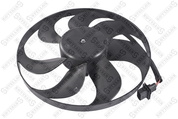  Ventilador elétrico de esfriamento montado (motor + roda de aletas) Audi A3 hatchback (8L1) (1996 - 2003) 