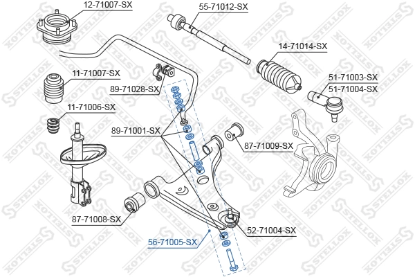 Тяга переднего стабилизатора Mazda 626 III седан (GD) (1987 - 1992) цена, от 5.70 USD