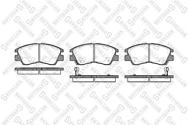 Колодки Mintye MP233J цена, от 13.94 USD