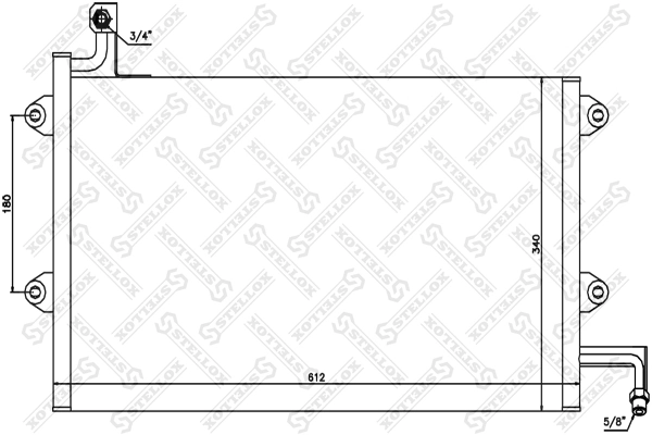 Конденсатор кондиционера Kraft 0220050 цена, от 66.98 USD
