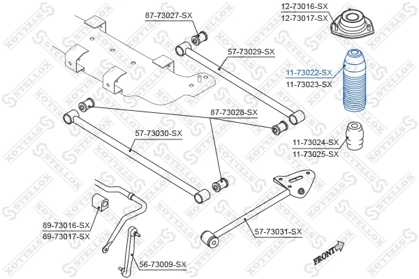 96561749 Opel Пыльник заднего амортизатора