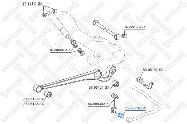 31A2100054 Daihatsu Прокладка стабильзатора заднего