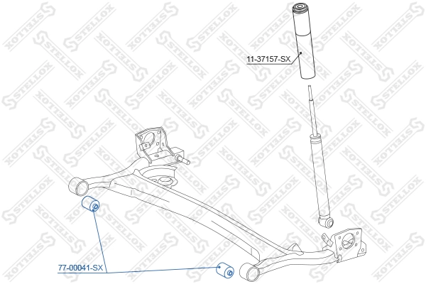 Сайлентблок заднего подрамника Toyota Corolla седан (E18) (2013 - 2021) цена, от 18.85 USD
